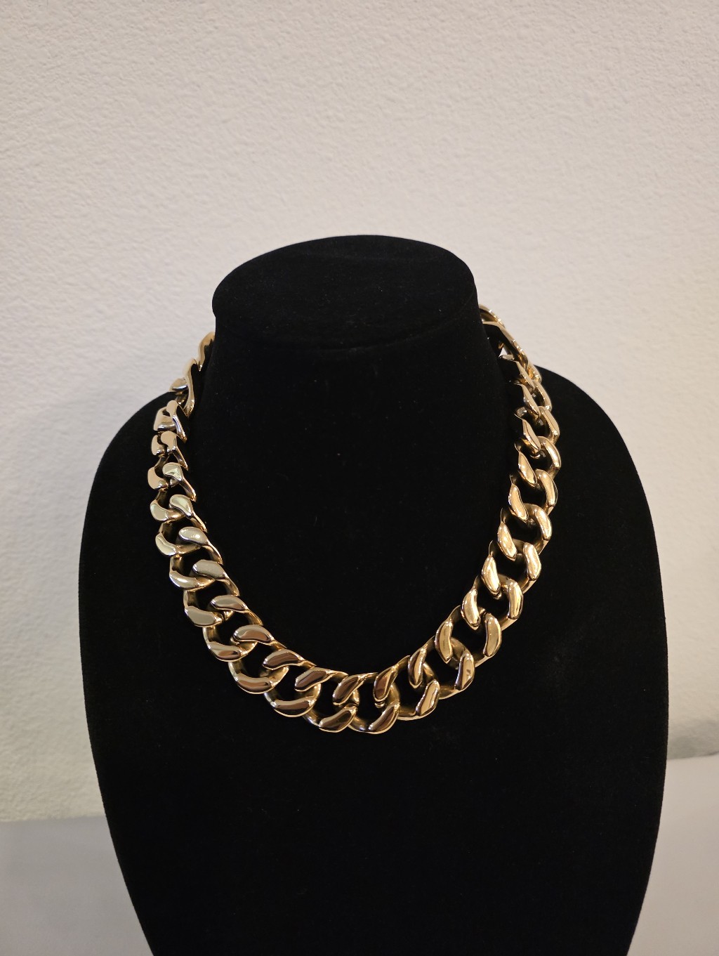 Vitaly Fuse Unisex Statement Goldstone Chocker Necklace 20" New — image 5 of 6